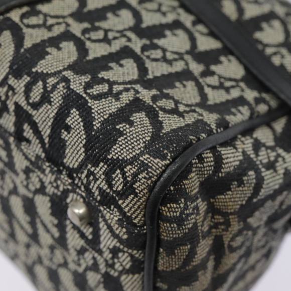Christian Dior Trotter Canvas Shoulder Bag Black Silver Auth yk14793 - Picture 13 of 16